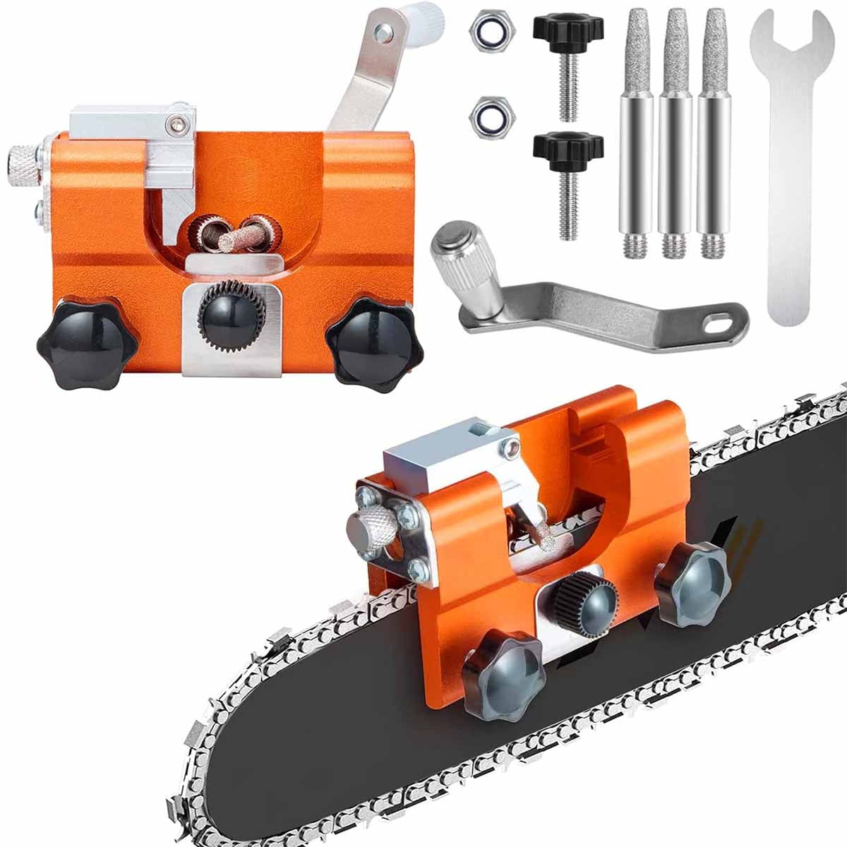 Portable Chainsaw Chain Sharpener for Chainsaws, Wood Grinders