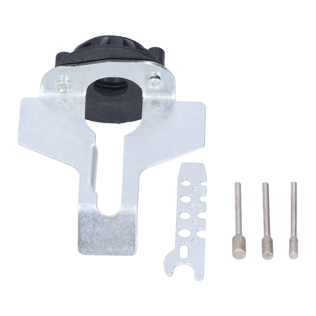 Chainsaw Sharpening Attachment Sharpener Guide Drill Adapter Blade File