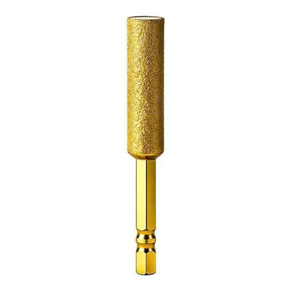 Chainsaw Sharpening Stones Diamond Sharpener Grinding Stone File Electric Diamond Sharpening Wheel Golden Chainsaw Accessories for Chain Stone Jewelry, 6/8/10/12/14/16MM, 1Pc(Gold3,5.9x0.47")