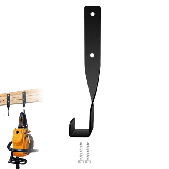 Chainsaw Shelf Stand Holder, Backpack Blower Rack Accessories and Tools, Garage Storage Organizers Chainsaw Wall Mount Hanger, Chain Saw Storage Rack Hook for Chainsaws and Hedge Machines