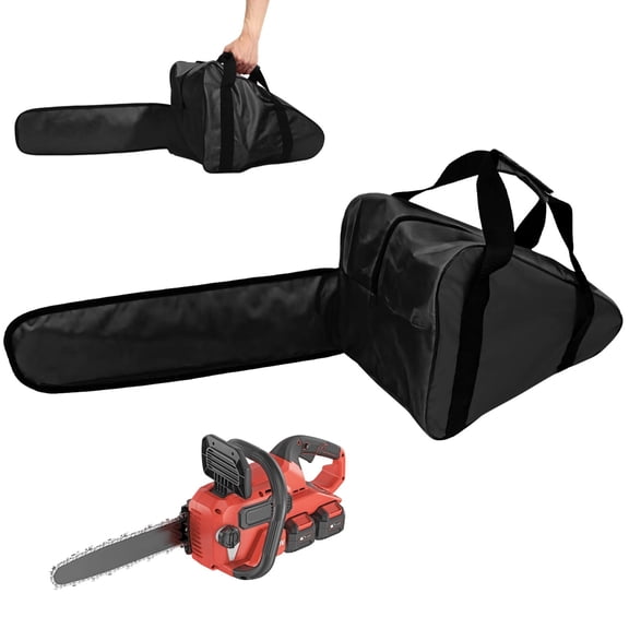 Chainsaw Storage Bag, Portable Holder for 20 in Saws, Waterproof Oxford Cloth Case, Zippered Tool Carrier, Heavy Duty Protection