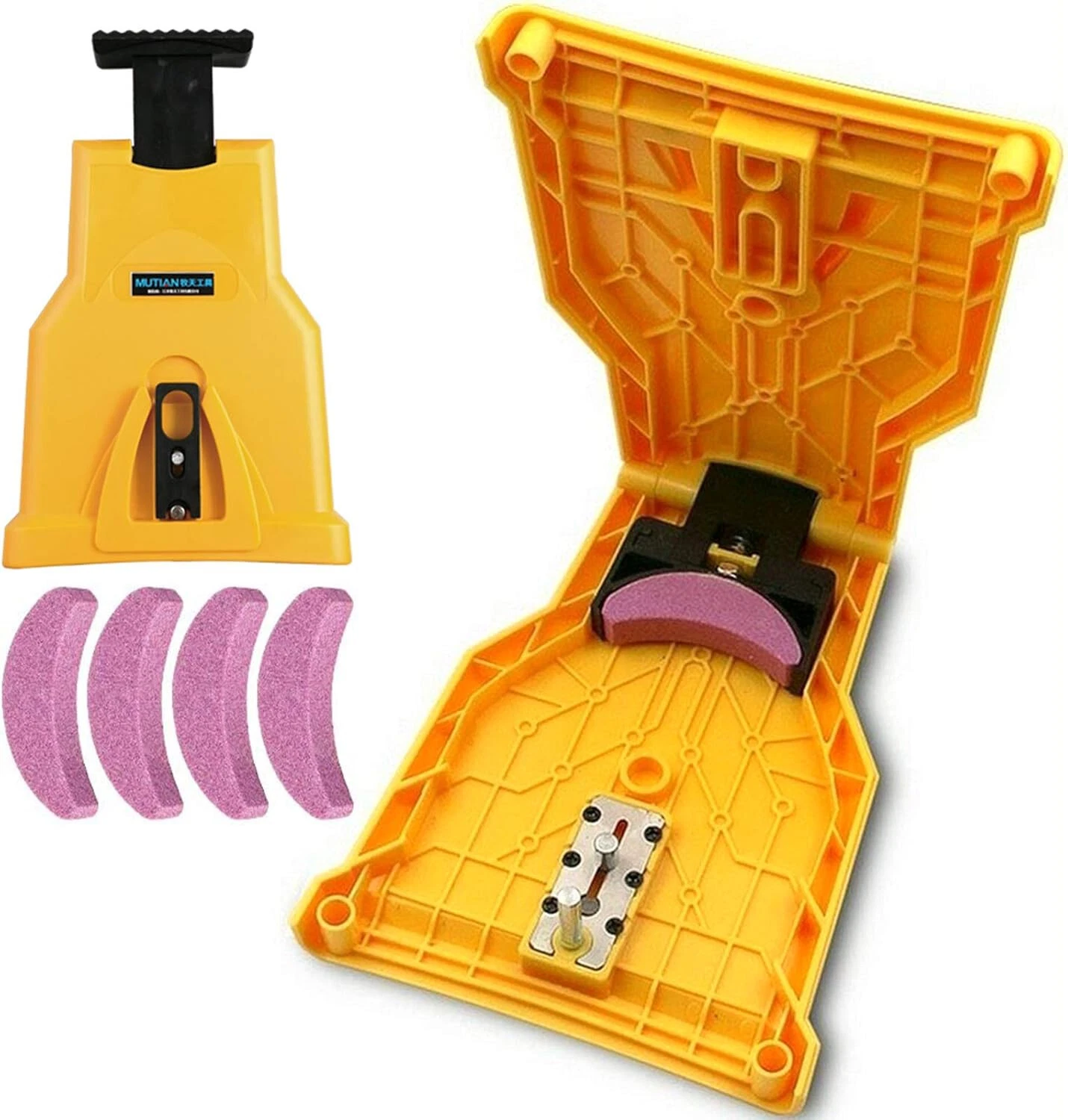 Chainsaw Teeth Sharpener 14-20in Chain Saw Blade Bar Fast Sharpening ...