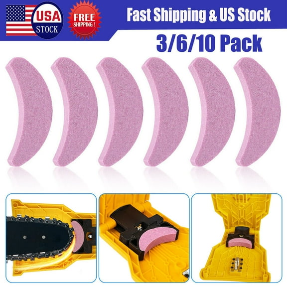 Chainsaw Teeth Sharpener Grindstone, Chainsaw Fast-Sharpening Stone Replacement kit for 14-20 inch Chains