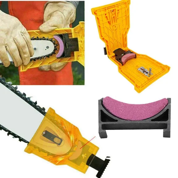 Chainsaw Teeth Sharpener Powersharp Bar-Mount Saw Sharpening Grinding Stones Usa