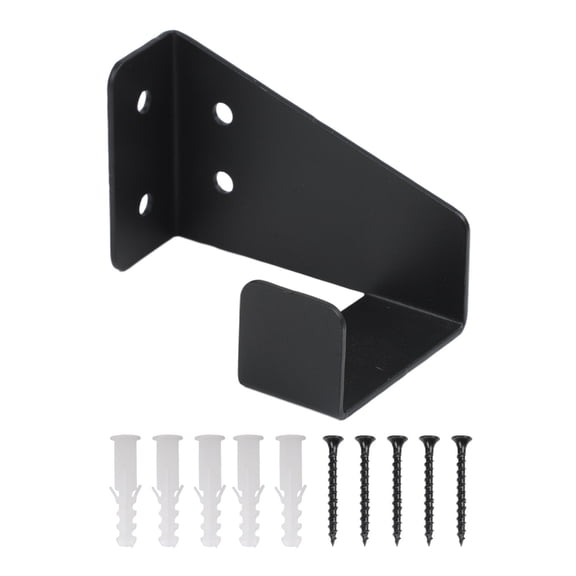 Chainsaw Wall Mount Rack, Heavy-Duty Metal Hook For Secure Garden And Workshop Tool Storage, Wall-Mounted Chainsaw Holder(1pcs black)