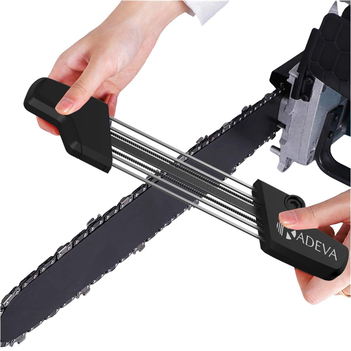 Chainsaw chain sharpener kit 2 in 1 4.8mm 3/16" professional tool for