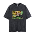 thumbnail image 1 of Chainsaw dog Pochita registration crew neck washed special shirt vintage short sleeves, 1 of 5