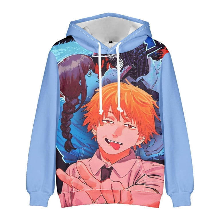 The Marginal Service Anime Hoodie Long Sleeve Streetwear Women Men