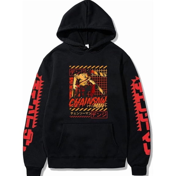 Chainsaws Anime Pullover Man Hoodie Printed Graphic Hooded Sweatshirt for Men Women