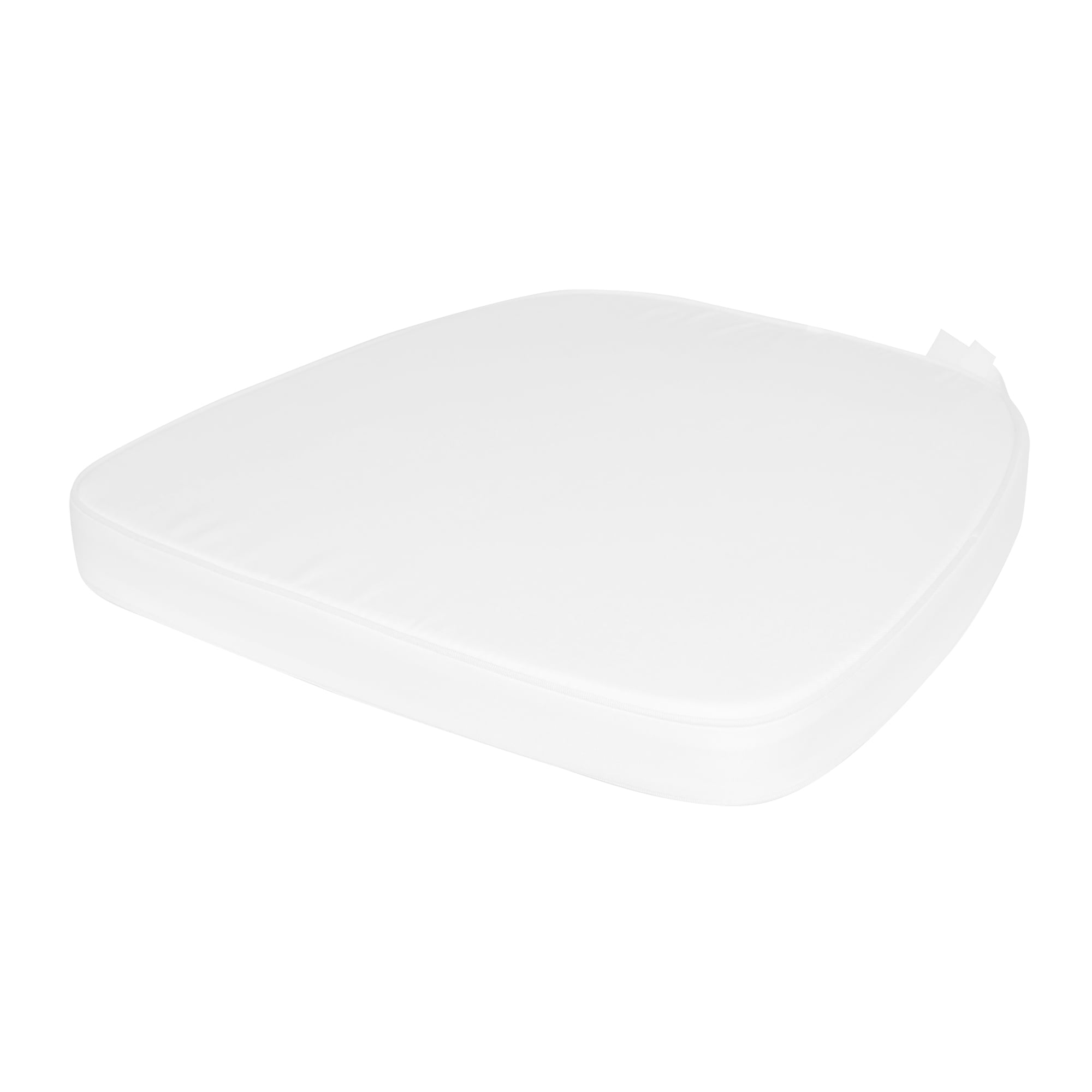 Chair Accessory Seat Cushion for Chiavari with Velcro Straps White