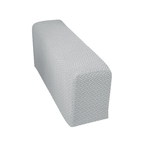 Chair Arm Protectors, Furenl Checkered Elastic Sofa Armrest Covers – Thickened Anti-Dirty Fabric Protectors, Solid Color Sleeves for Home, Arm Chair Protectors