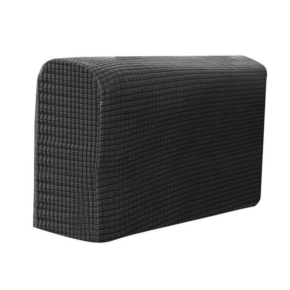 Chair Arm Protectors Sofa Armrest Cover Stretch Armchair Slipcover Protector Elastic Home Office Recliner Couch Loveseat Cloth black