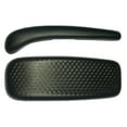 thumbnail image 1 of Chair Armrest Pads - 2 Pack - Office Chair Arm Covers - Patterned - Black - 4 Inch Hole Spacing - Includes Screws - Comfortable Support, 1 of 3