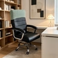 thumbnail image 1 of Chair Back Cover Stretchable - Universal Fit Office Chair Headrest Protector, Washable Half-Cover Back Sleeve for Desk Chair, 1 of 6