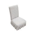 thumbnail image 1 of Chair Back Covers for Dining Chairs Stretch Skirt Cover with Arrow Pattern, 55x46cm Polyester for All-Season Use, Living Room, and Dining Room Chair Covers, 1 of 6