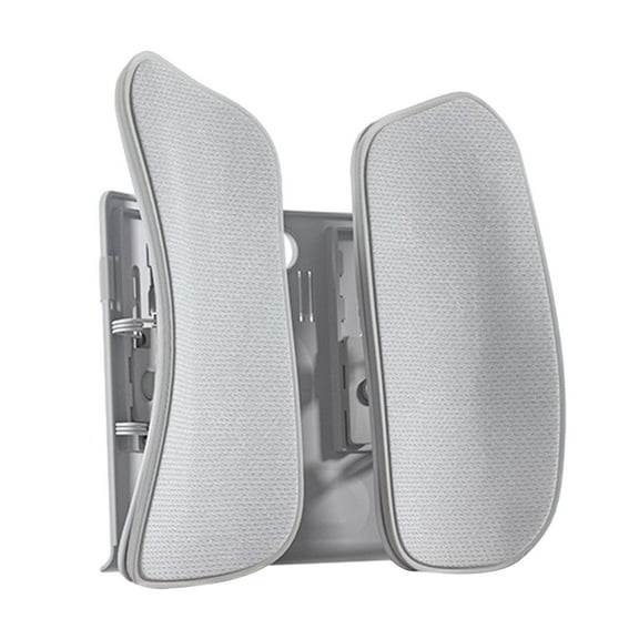 Chair Back Cushion Desk Chair Back Cushion for Car Gaming Chair Long Sitting Gray