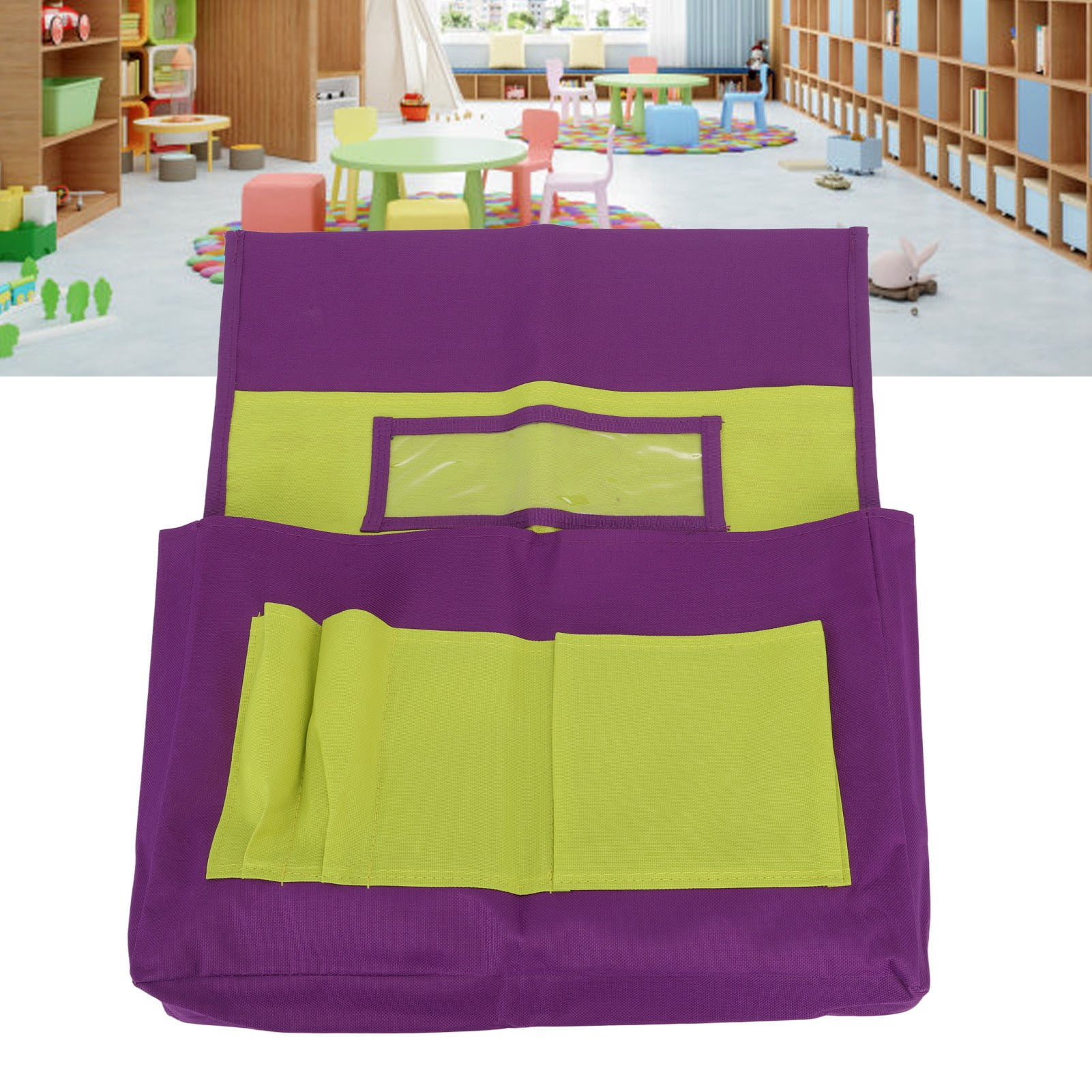 Chair Back Supply , Chair Back Pocket Yellow For Kindergarten