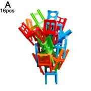 Chair Balancing Stackable Tower Stacking Challenge Board Puzzle Game For Kids F3C1