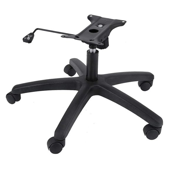 Chair Base Replacement 28 Inch - Office Chair Swivel Base Kit, 330 Lbs Capacity, Adjustable Height - Complete Under Seat Mechanism with Casters