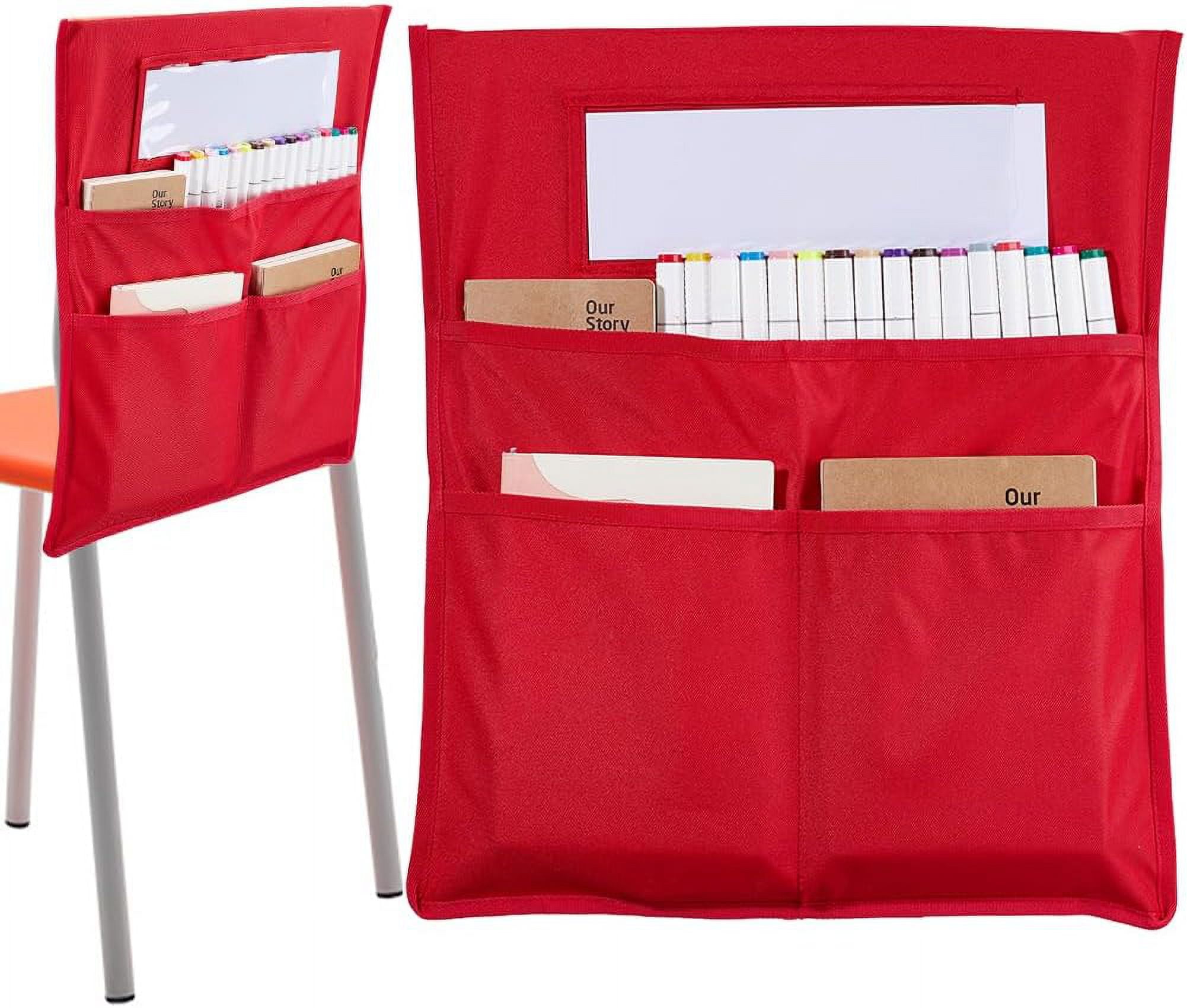 Chair Buddy Storage Pocket 19 x 16.5inch Chair Back Organizer Chart Red ...