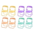 thumbnail image 1 of Chair Cell Phone Stand, Foldable Desktop Holder, Pink Green Purple Yellow-8Pcs, 1 of 6