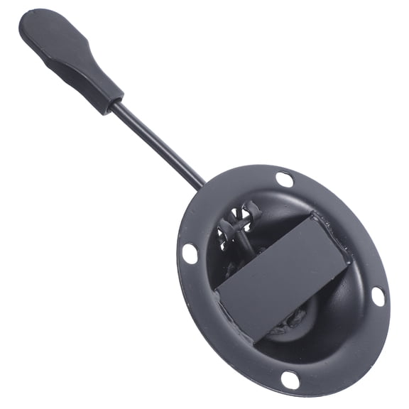 UKCOCO Swivel Base for Chair Black Round Plate 1Pack