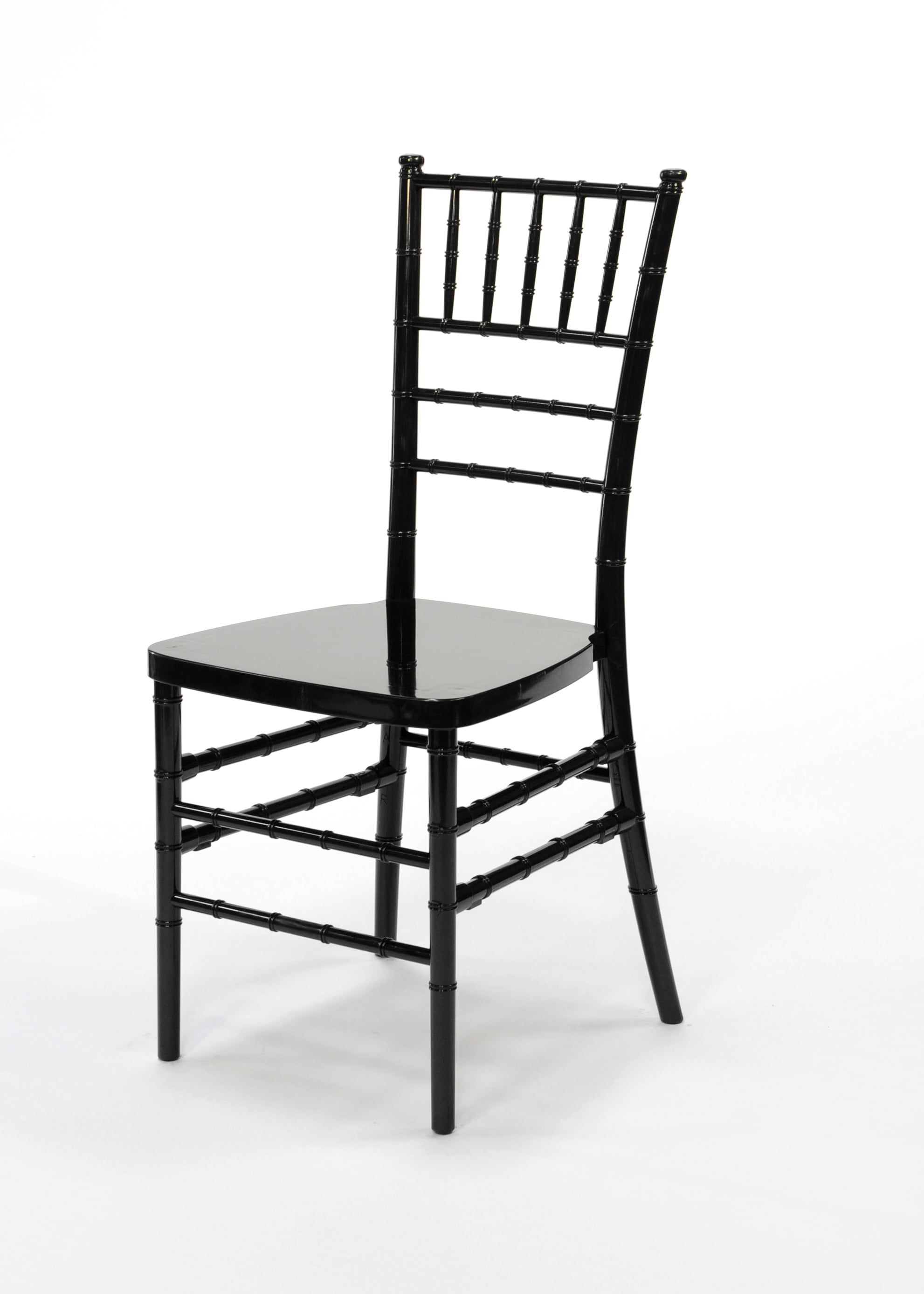 Chair - Chiavari Wood - Black/Black Cushion (4/Box)