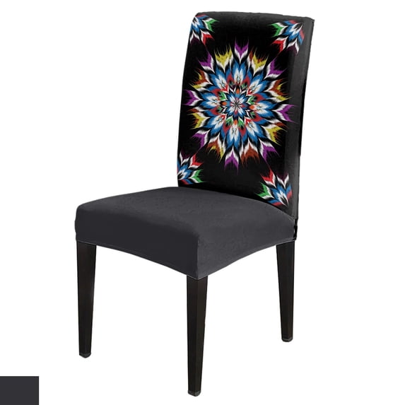 Chair Cover Aztec Traditional Ethnic Dining Spandex Elastic Chair Sliover Case for Wedding Hotel B
