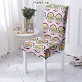 thumbnail image 1 of Chair Cover Brick Type Arrangement Removable Seat Cover Stretch Dinner Room Chairs Covers Anti-Dirt, 1 of 5