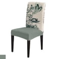 thumbnail image 1 of Chair Cover Chinese Style Tree Winter Bird Reflection Dining Spandex Stretch Seat Covers Home Offic, 1 of 5