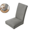 thumbnail image 1 of Chair Cover, Dining Room Chair Cover, Stretch Removable Washable Dining Chair Seat Cover for Home, Kitchen & Banquet(Dark Gray), 1 of 4
