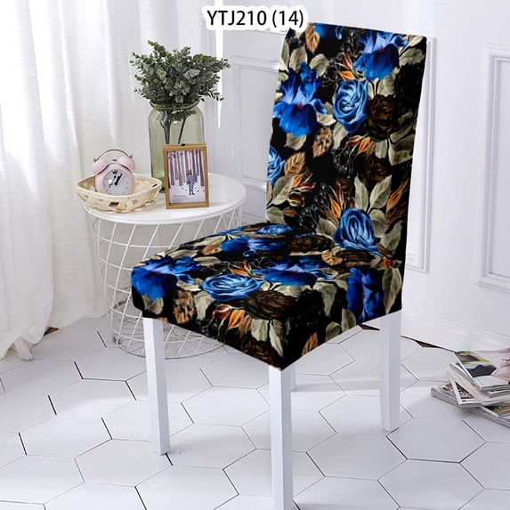 Chair Cover Flowers Print Seat CaseMultifunctional Universal Printed s Party Printing Fabric Elasti