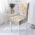 thumbnail image 1 of Chair Cover Flowers Spandex Seat CoverWedding Banquet Chairs Covers Home Office Back House Restaur, 1 of 5