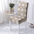 thumbnail image 1 of Chair Cover Geometry Restaurant Chairs CoversHotel Sliovers Protector Decoration Washable Print Mu, 1 of 5