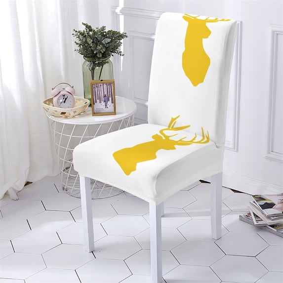 Chair Cover Geometry Style Cover Chair Dining Chairs Covers For Kitchen Yellow Geometry Printing Ch