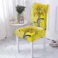 thumbnail image 1 of Chair Cover Geometry Style Covers Chairs Stretch Chairs Flowers Pattern Dining Spandex Elastic Chai, 1 of 5