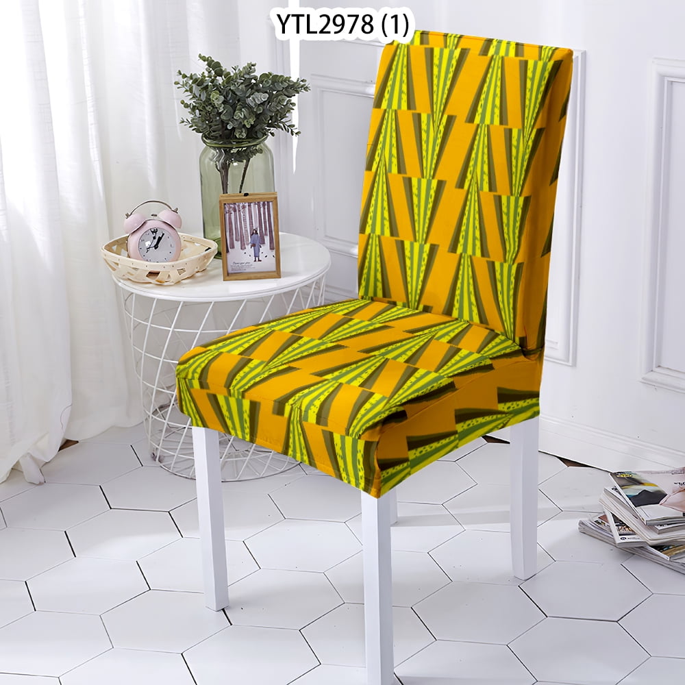 Chair Cover Geometry Style Elastic Dining Room s Stretch Dining Room