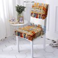 thumbnail image 1 of Chair Cover Hand-Painted Scenery Anti-Dirty Seat CaseKitchen High Living s Spandex Chair Sliover Ch, 1 of 5