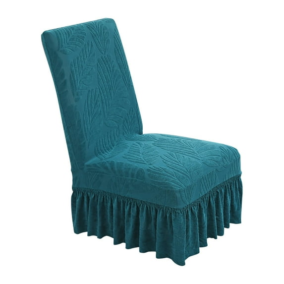Chair Cover Hotel Restaurant Jacquard Skirt Elastic Chair Cover Universal Home Dining Chair Cover Recliner Couch Slipcover Live Seat Cover New Couch Cushions Non for Couch Cushions Outdoor Sofa