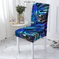 thumbnail image 1 of Chair Cover Irregular Pattern Dinner Room Chairs CoversAnti-Dirty Kitchen High Living Spandex Chai, 1 of 5