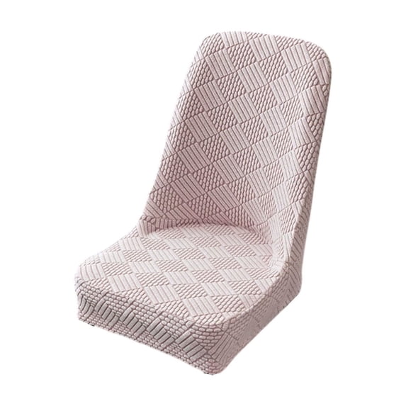 Chair Cover Large Arc Half Pack Elastic Cover,Curved Back Dining Chair Cover,Full Wrap Anti-dust Protective Cover,Soft Flock Skin-friendly Chair Cover,Non-slip Secure Fit Durable Cover