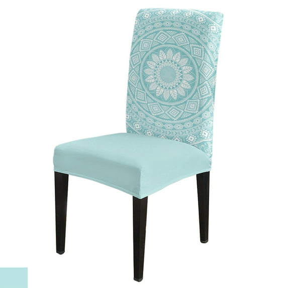 Chair Cover Mandala Gradient Dining Spandex Elastic Chair Slipcover Case for Wedding Hotel Banquet