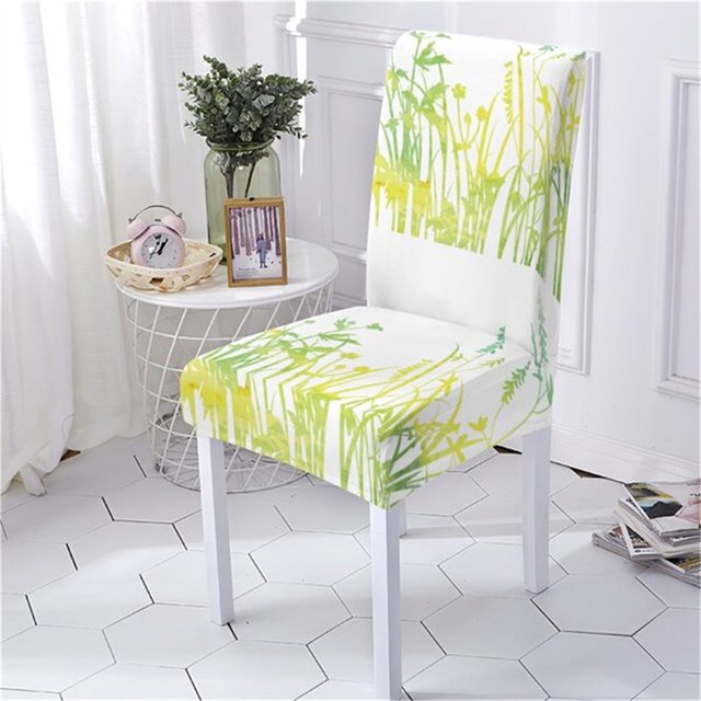 Chair Cover Plant Flowers Style Cover Of Chairs Elastic Covers For