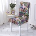 thumbnail image 1 of Chair Cover Plant Style Kitchen Elastic Chairs Cover Flowers Pattern Spandex Elastic Chair Sliover, 1 of 5