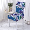 thumbnail image 1 of Chair Cover Plant Style Kitchen Elastic Chairs Cover Flowers Pattern Spandex Elastic Chair Sliover, 1 of 5