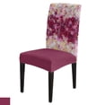 thumbnail image 1 of Chair Cover Rose Close-Up Love Plant Red Flower Dining Spandex Stretch Seat Covers Home Office Deco, 1 of 5