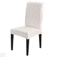 thumbnail image 1 of Chair Cover Round Circles Regular Set Kitchen Dining Stretch Spandex Seat Slipcover for Banquet Wed, 1 of 5