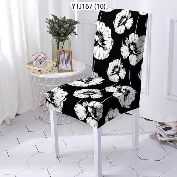 Chair Cover Sketch Anti-Dirty Seat CaseKitchen High Living s Spandex Chair Sliover Chairs Kitchen S