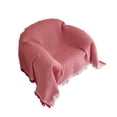 thumbnail image 1 of Chair Cover, Washable Armchair Cover for Dog, Oversized Couch Protector for Sofa Single Small Sofa Throw Covering with Tassel Hot Pink, 1 of 6