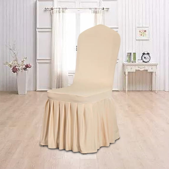 Chair Cover with Backrest, Stretch Dining Chair Slipcover, Elastic Seat Cushion Protector for Kitchen, Office, Universal Fit, Machine Washable
